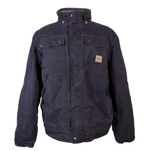 Carhartt Blue Flame Resistant Jacket Men’s L Full Swing Utility Barn Chore Work